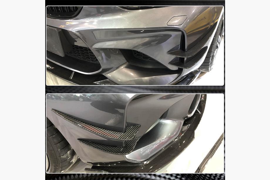 BMW 2 Series F22/F23 2014-2021 Frontstoßstangen Flaps FRP V2 für F87 M2 2016-2020 Foto 4