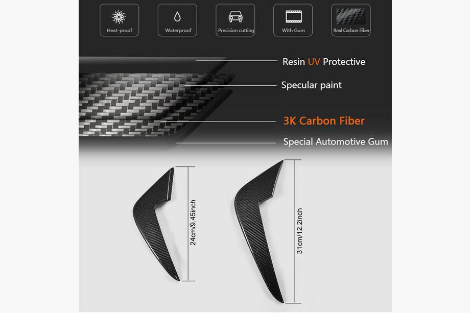 BMW 2 Series F22/F23 2014-2021 Frontstoßstangen Flaps FRP V2 für F87 M2 2016-2020 Foto 5