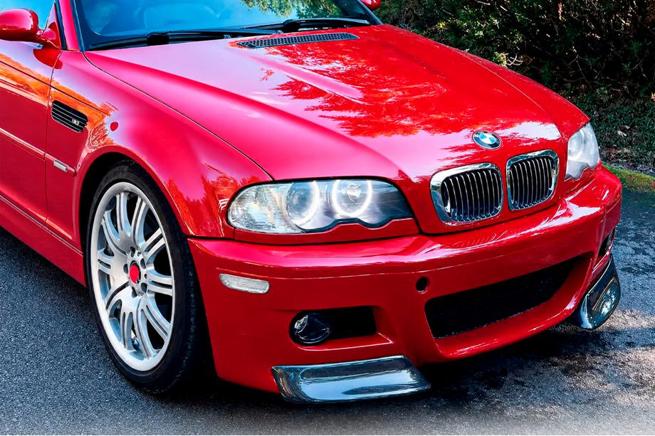 BMW 3 Series E46 1998-2006 Frontstoßstangen Flap Aufsätze (für M3, Carbon) Image