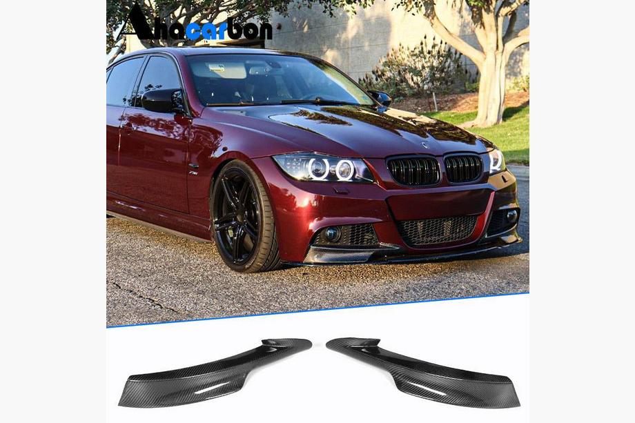 BMW 3 Series E90/E91 2005-2011 Frontstoßstangen Flaps (für E90 2008-2011 M-Sport, Carbon) Foto 1