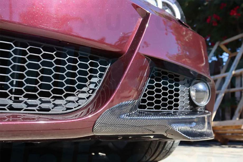 BMW 3 Series E90/E91 2005-2011 Frontstoßstangen Flaps (für E90 2008-2011 M-Sport, Carbon) Foto 4