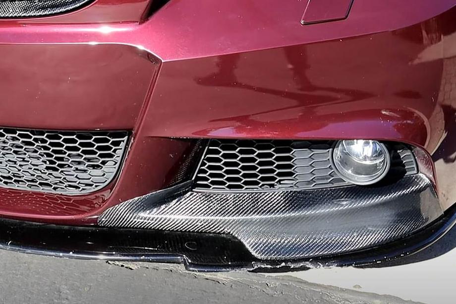 BMW 3 Series E90/E91 2005-2011 Frontstoßstangen Flaps (für E90 2008-2011 M-Sport, Carbon) Foto 5