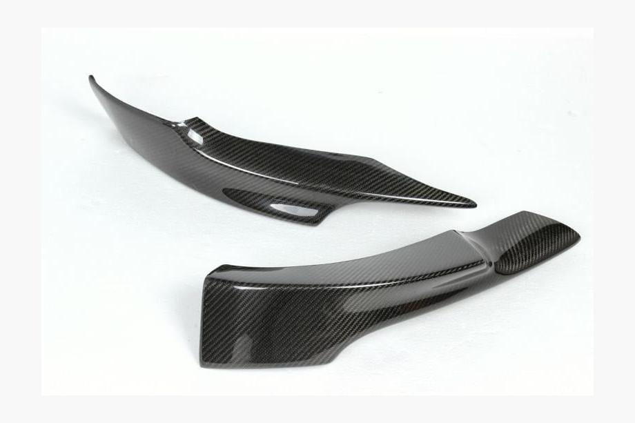 BMW 3 Series E92/E93 2006–2013 Frontstoßstangen Flaps (für M-Sport 2006-2009, Carbon) Foto 8