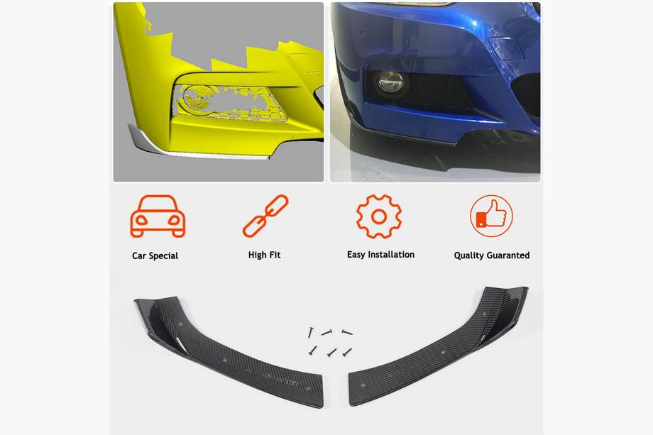 BMW 3 Series F30/F31 2012-2019 Frontstoßstangenaufsatz Flap FRP V2 (für M-Sport) Foto 3