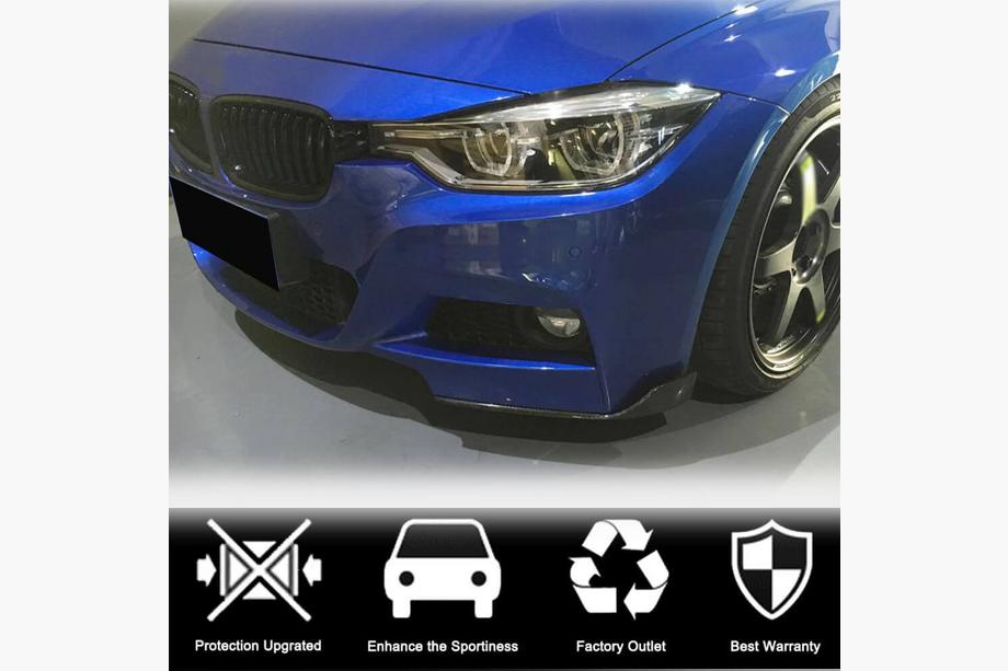 BMW 3 Series F30/F31 2012-2019 Frontstoßstangenaufsatz Flap FRP V2 (für M-Sport) Foto 4