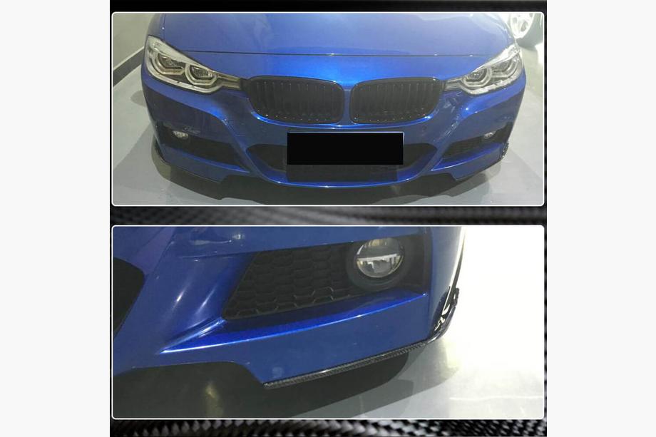 BMW 3 Series F30/F31 2012-2019 Frontstoßstangenaufsatz Flap FRP V2 (für M-Sport) Foto 5
