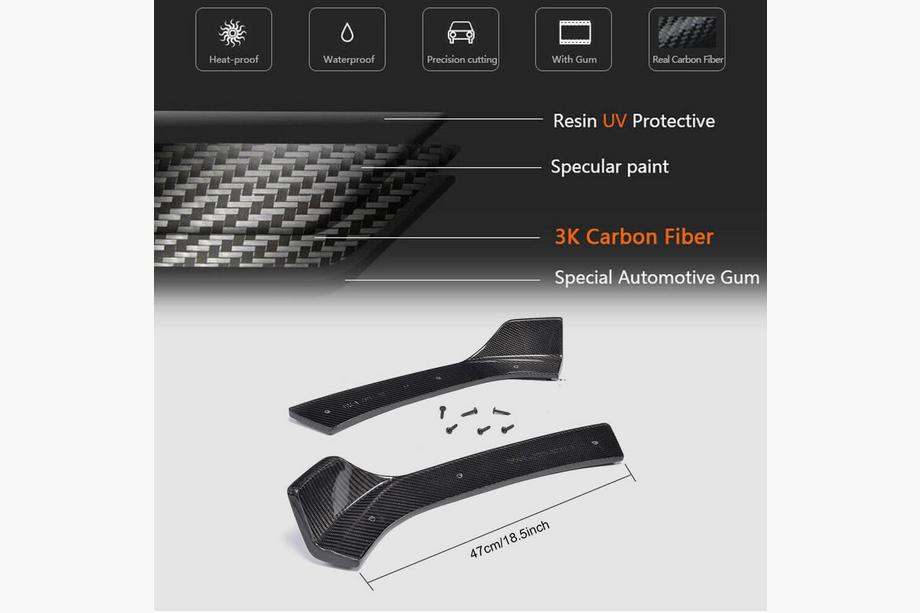 BMW 3 Series F30/F31 2012-2019 Frontstoßstangenaufsatz Flap FRP V2 (für M-Sport) Foto 7
