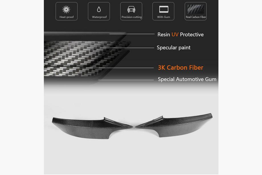 BMW 3 Series F34 2013–2020 Frontstoßstangen Flap Aufsätze (für F34 M-Sport, Carbon) Foto 5