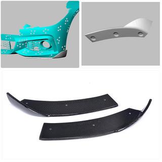 Frontstoßstangen Flap Aufsätze (für M-Sport, Carbon) BMW 4 Series F32/F33/F36 2012-2020 Foto 2
