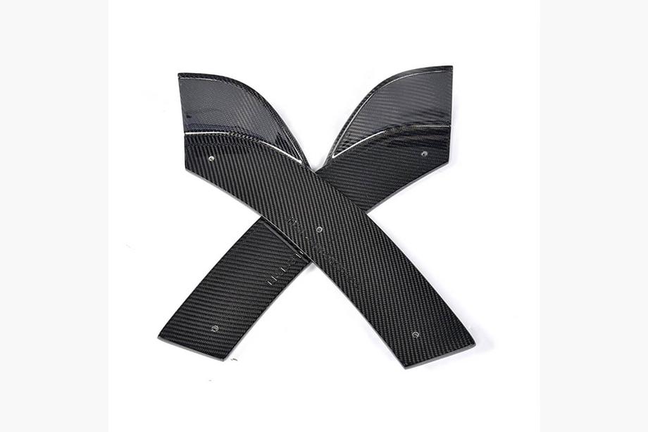 BMW 4 Series F32/F33/F36 2012-2020 Frontstoßstangen Flap Aufsätze (für M-Sport, Carbon) Foto 3