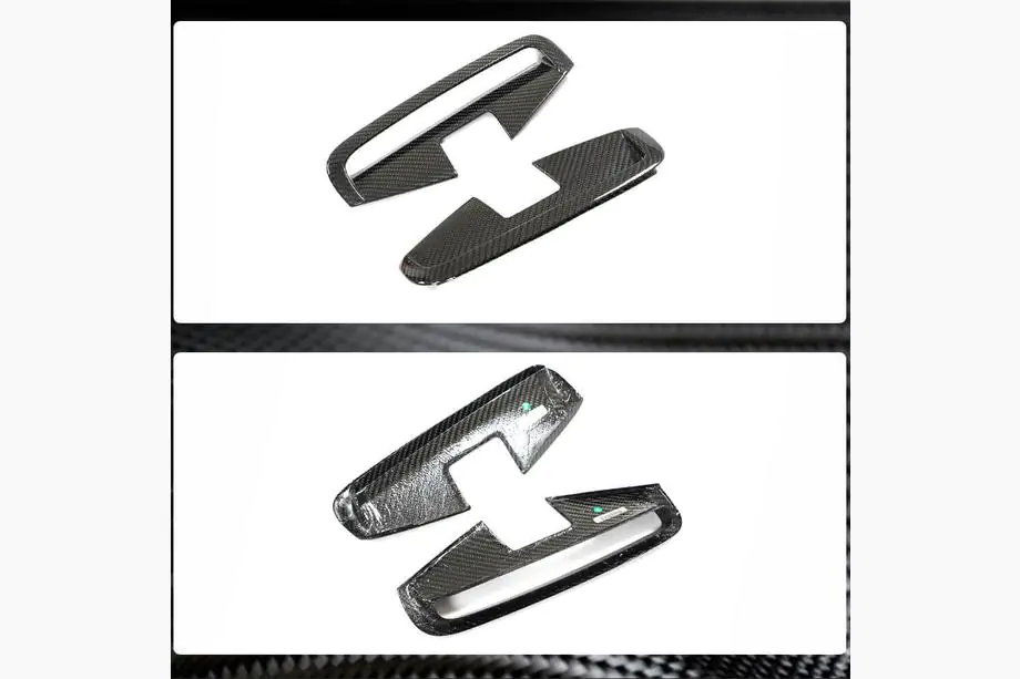 BMW 4 Series G22/23/26 2020- Frontstoßstangenlippe (für G22/G23 M-Sport, Carbon) Foto 4