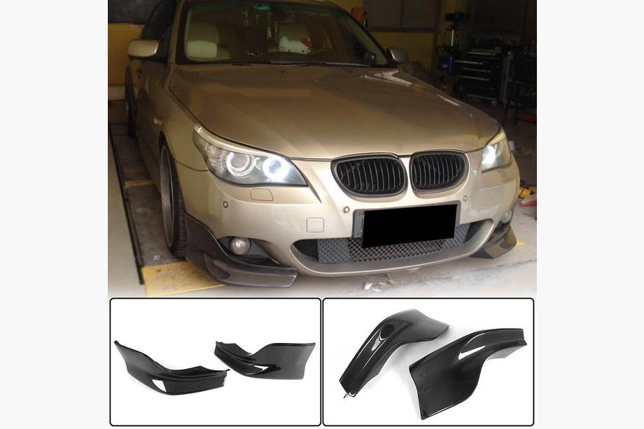 BMW 5 Series E60/E61 2003-2010 Frontstoßstangen Flap Aufsätze (für M-Sport, Carbon) Foto 2