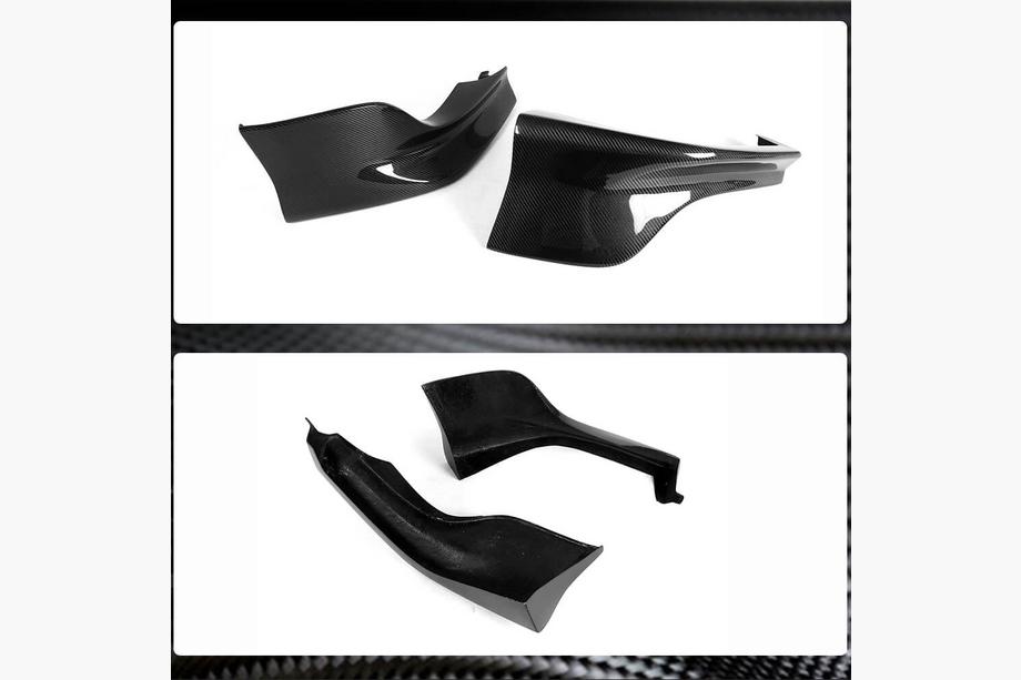 BMW 5 Series E60/E61 2003-2010 Frontstoßstangen Flap Aufsätze (für M-Sport, Carbon) Foto 5