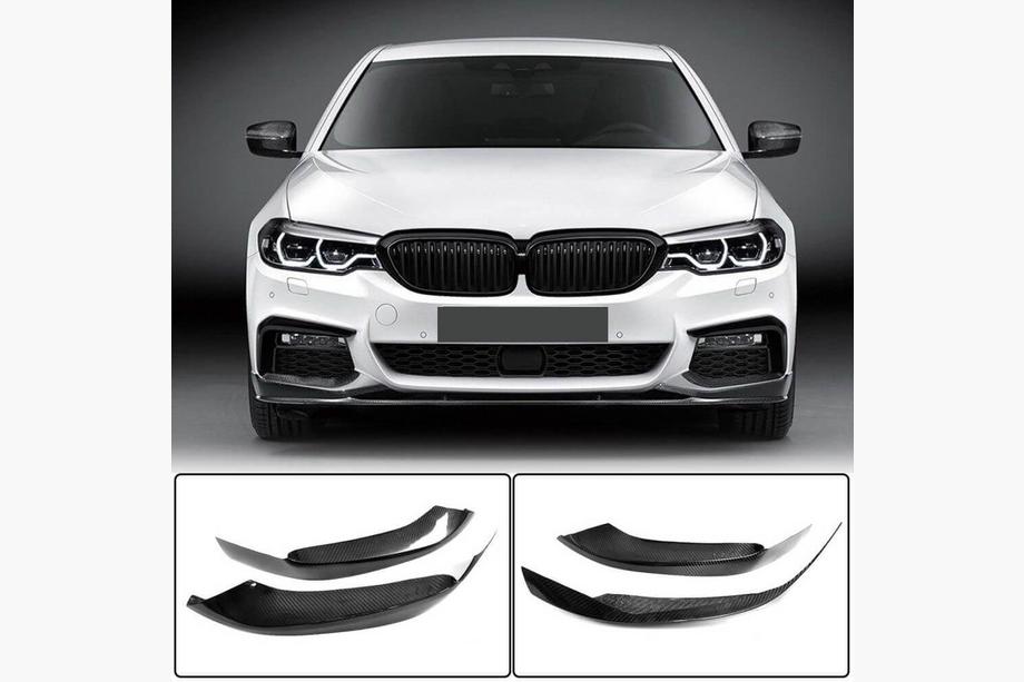 BMW 5er G30/G31 2017–2023 Frontstoßstangen Flaps V2 für M-Sport 2017-2020 Carbon Foto 1