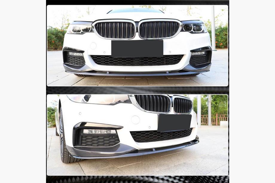 BMW 5er G30/G31 2017–2023 Frontstoßstangen Flaps V2 für M-Sport 2017-2020 Carbon Foto 4