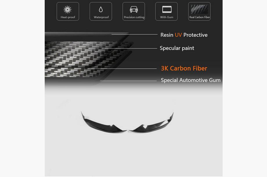 BMW 5er G30/G31 2017–2023 Frontstoßstangen Flaps V2 für M-Sport 2017-2020 Carbon Foto 6