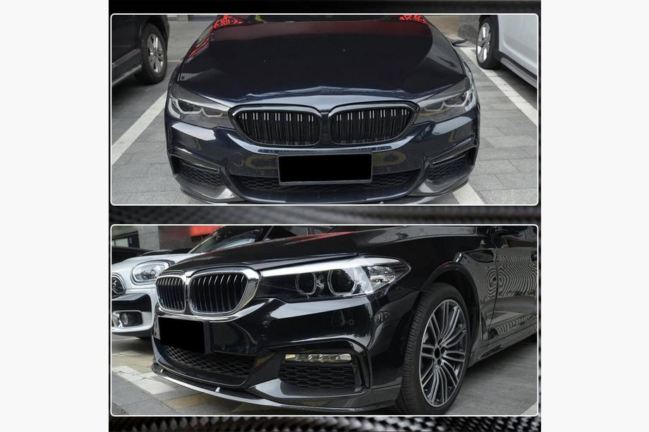 BMW 5er G30/G31 2017–2023 Frontstoßstangen Flaps Carbon V4 (für M-Sport 2017-2020) Foto 5