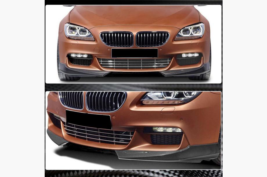 BMW 6 Series F12/F13/F06 2011-2018 Frontstoßstangenaufsatz Flap V1 (für M-Sport, Carbon) Foto 3