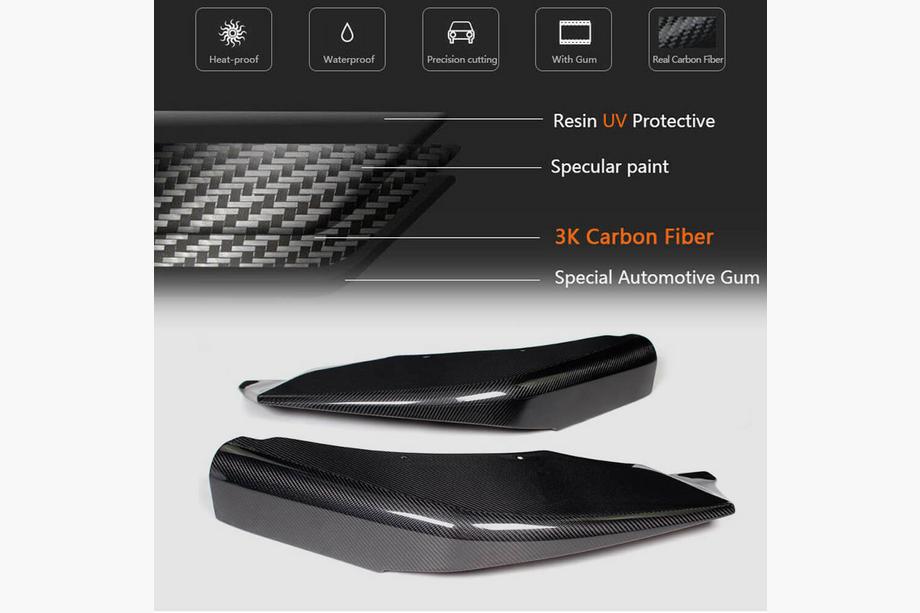 BMW 6 Series F12/F13/F06 2011-2018 Frontstoßstangenaufsatz Flap V1 (für M-Sport, Carbon) Foto 5