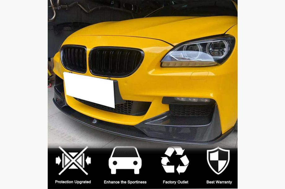 BMW 6 Series F12/F13/F06 2011-2018 Frontstoßstangenaufsatz Flap V2 (für M-Sport, Carbon) Foto 2
