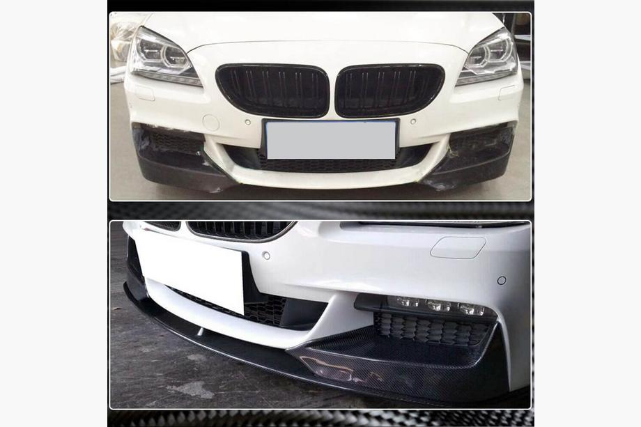 BMW 6 Series F12/F13/F06 2011-2018 Frontstoßstangenaufsatz Flap V2 (für M-Sport, Carbon) Foto 3