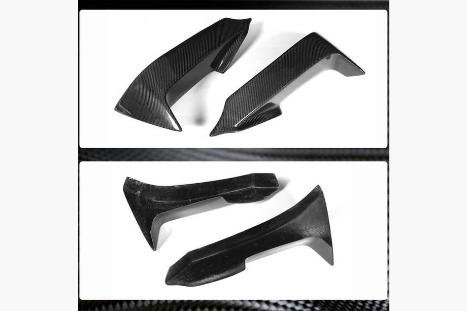 BMW 6 Series F12/F13/F06 2011-2018 Frontstoßstangenaufsatz Flap V2 (für M-Sport, Carbon) Foto 4