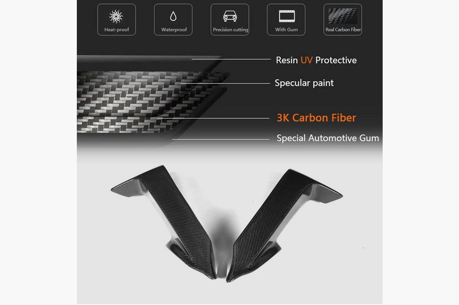 BMW 6 Series F12/F13/F06 2011-2018 Frontstoßstangenaufsatz Flap V2 (für M-Sport, Carbon) Foto 5