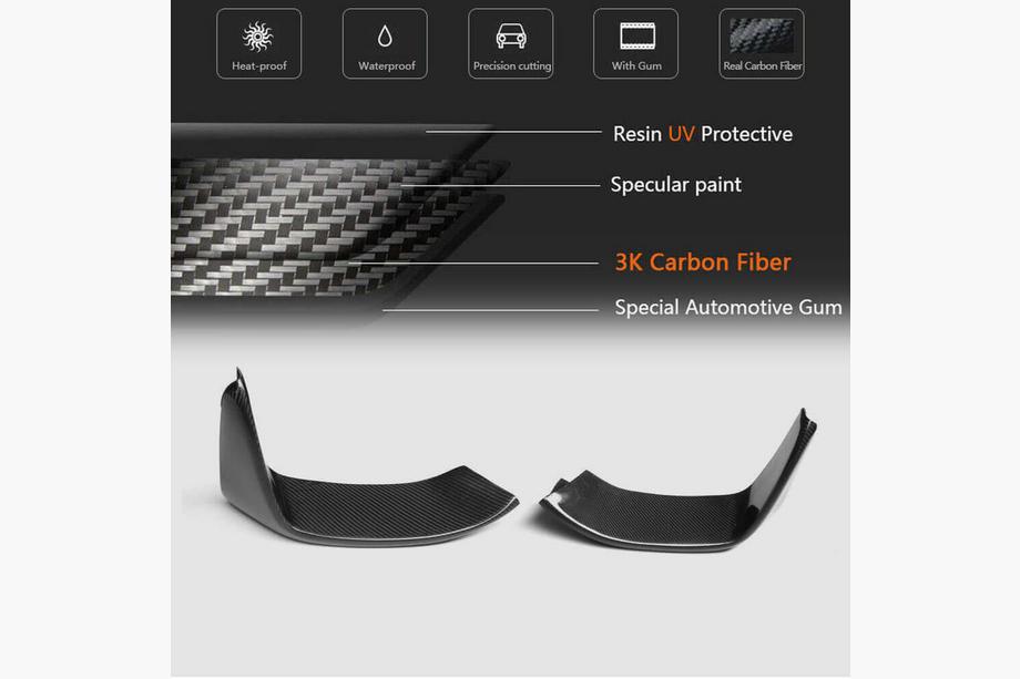 BMW 4 Series F32/F33/F36 2012-2020 Frontstoßstangenaufsatz Flap V3 (für F82/F83, Carbon) Foto 7