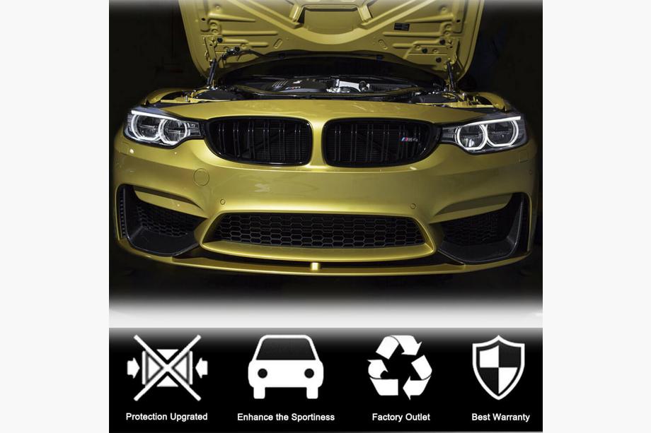 BMW 4 Series F32/F33/F36 2012-2020 Frontstoßstangen Flap Carbon V5 Aufsätze (für F82/F83) Foto 3