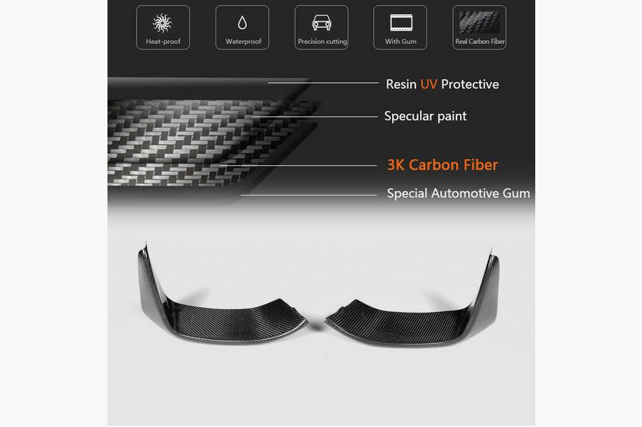 BMW 4 Series F32/F33/F36 2012-2020 Frontstoßstangen Flap Carbon V5 Aufsätze (für F82/F83) Foto 11
