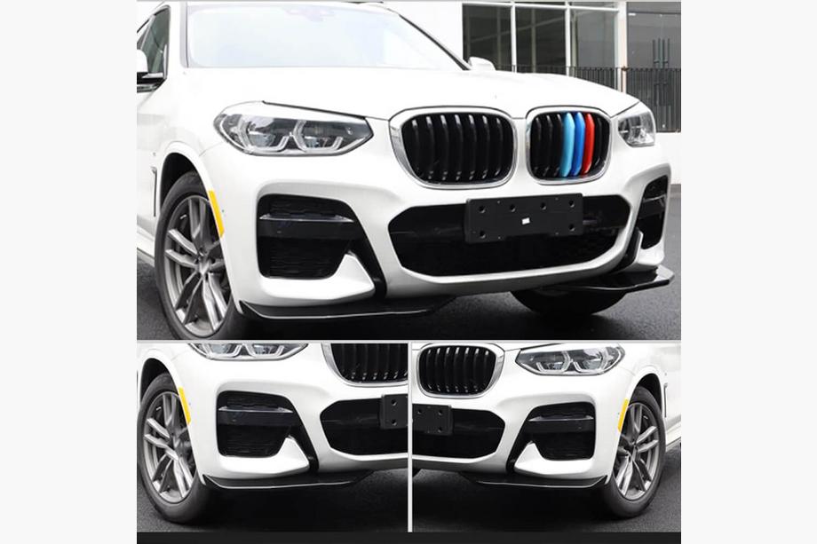 BMW X3 G01 2018- Frontstoßstangen Flaps ABS V2 (für original M-Sport 2018-2021) Foto 2