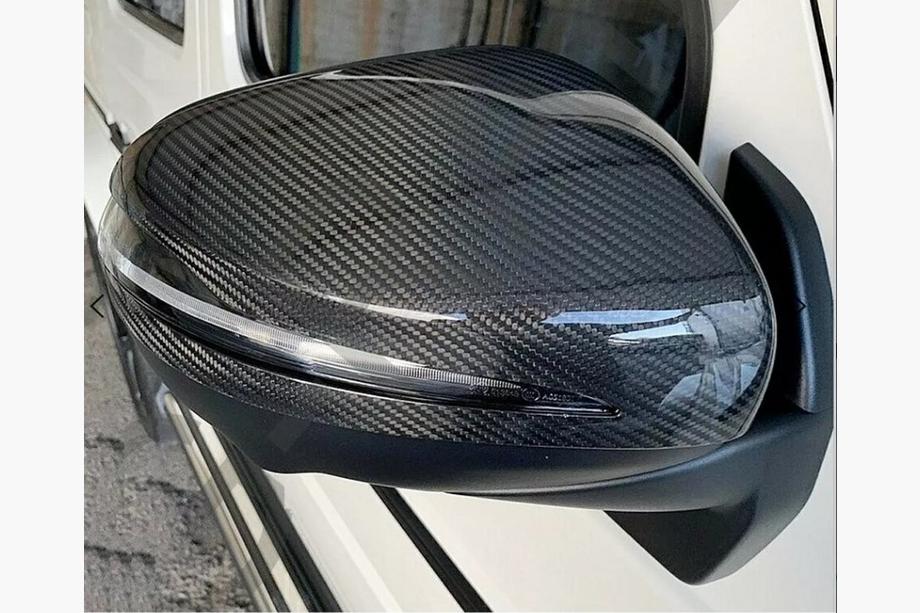 Mercedes G class W463 2018-2024 Spiegelabdeckungen Carbon (2 Stk) Foto 3