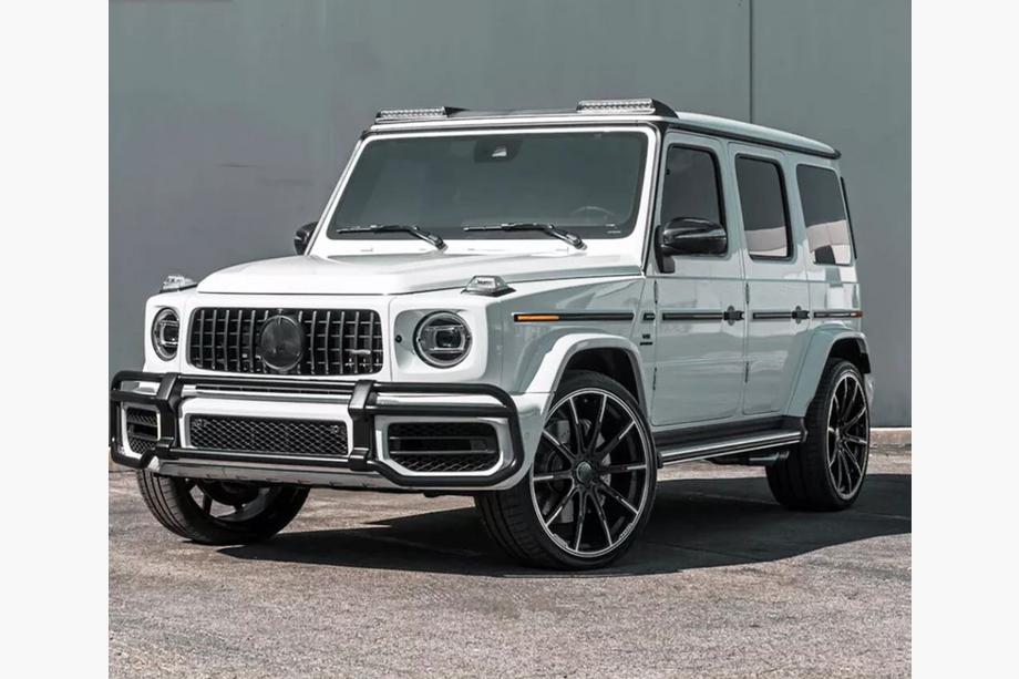 Mercedes G class W463 2018-2024 Spiegelabdeckungen Carbon (2 Stk) Foto 2