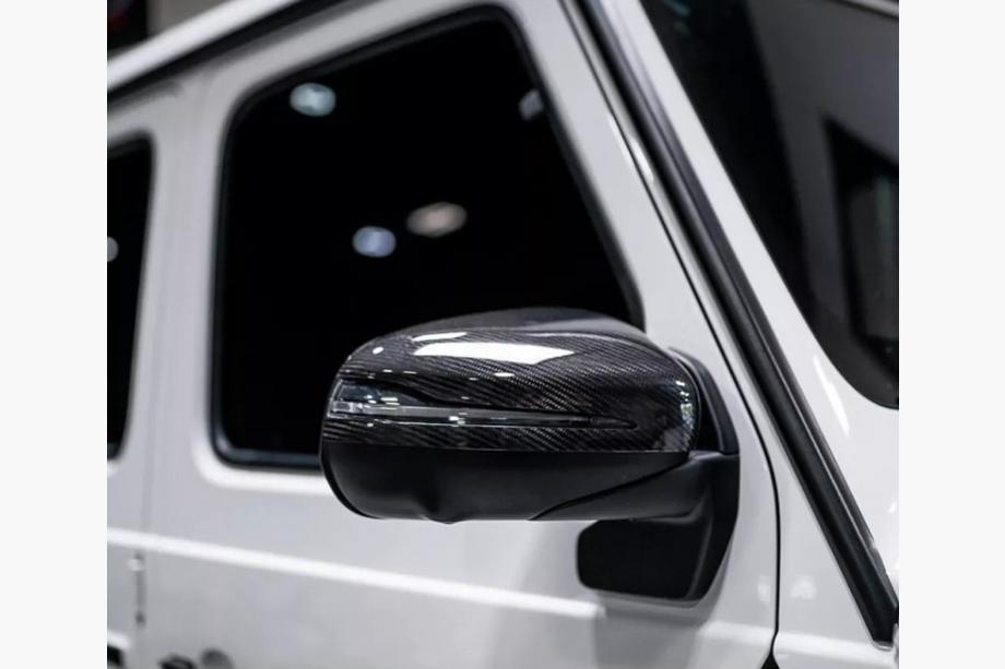 Mercedes G class W463 2018-2024 Spiegelabdeckungen Carbon (2 Stk) Foto 1