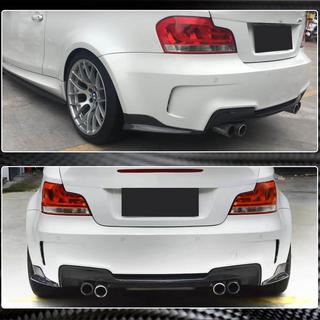 Heckstoßstangen Flaps Aufsätze (für E82 1M, Carbon) BMW 1 Series E81/E82/E87/E88 2004-2011 Foto 4