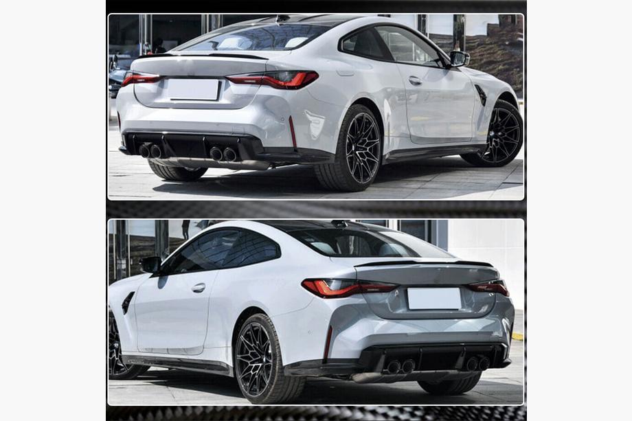 BMW 4 Series G22/23/26 2020- Heckstoßstangenaufsätze Flap V1 (für G82/G83) Foto 4