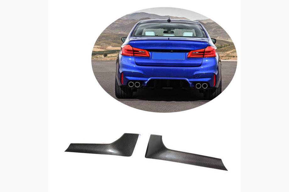 BMW 5er G30/G31 2017–2023 Carbon Flaps für die Heckstoßstange (für M-Sport/M5 F90, Carbon) Image