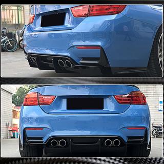 Heckstoßstangenaufsätze Flap V1 (für F82/F83, Carbon) BMW 4 Series F32/F33/F36 2012-2020 Foto 4