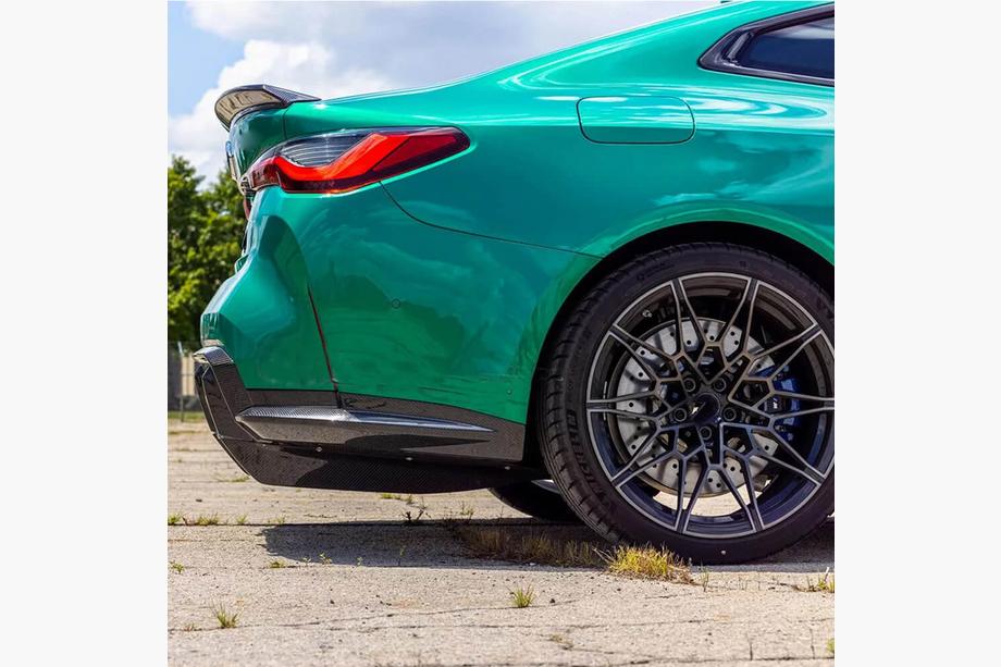 BMW 4 Series G22/23/26 2020- Heckstoßstangenaufsatz Flap V3 (für G82/G83) Foto 3