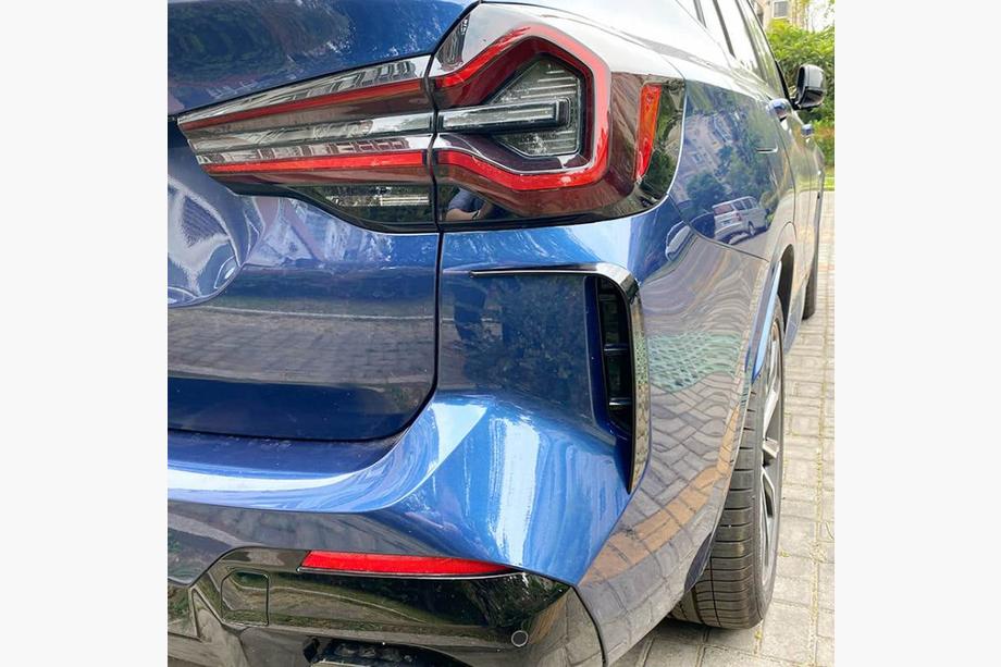 BMW X3 G01 2018- Heckstoßstangen Aufsätze Flap ABS (für M-Sport 2021+) Foto 2