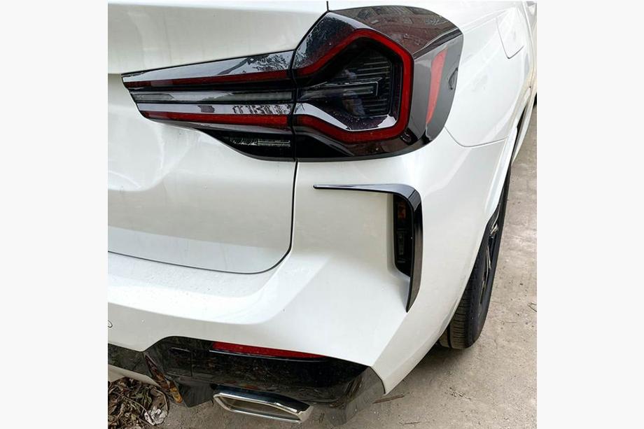 BMW X3 G01 2018- Heckstoßstangen Aufsätze Flap ABS (für M-Sport 2021+) Foto 3