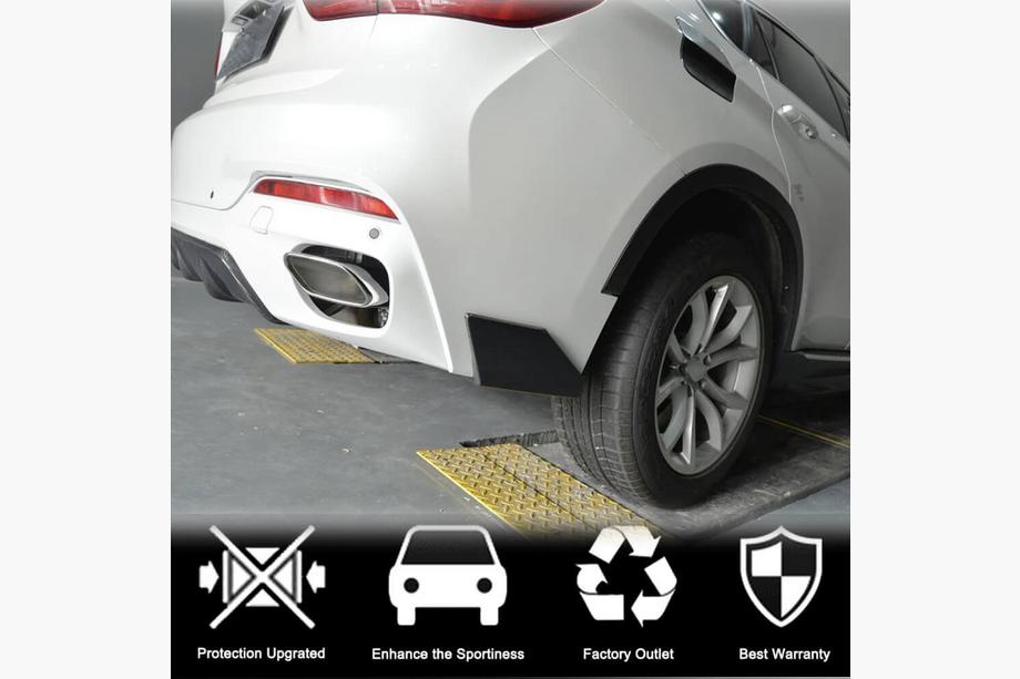BMW X6 F16 2014-2019 Heckstoßstangenabdeckungen Flap (für M-Sport, Carbon) Foto 2