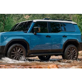 OEM Dachreling schwarz (Aluminium) Toyota Land Cruiser Prado 250 2023- Foto 4