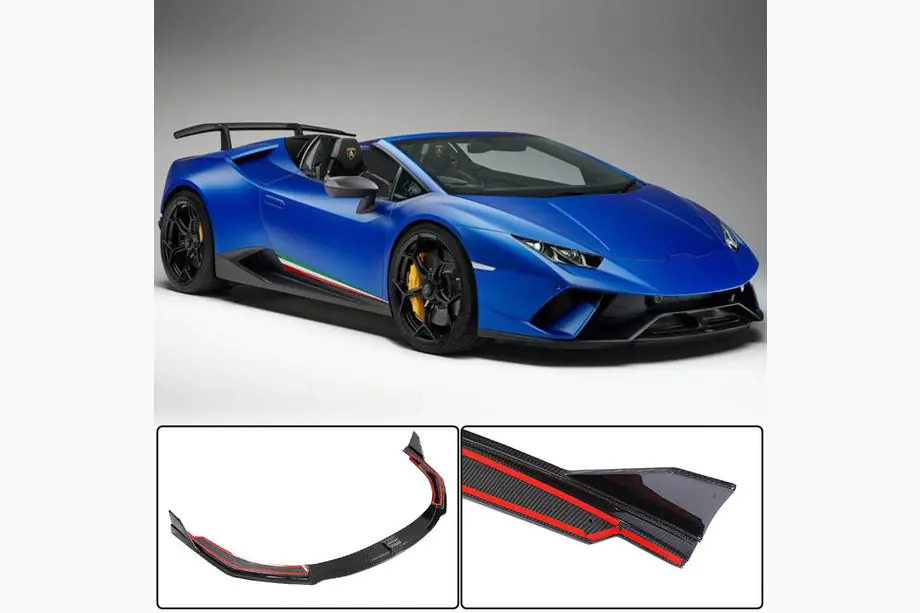 Lamborghini Huracan 2014- Frontstoßstange Lippe V2 (Carbon) Image