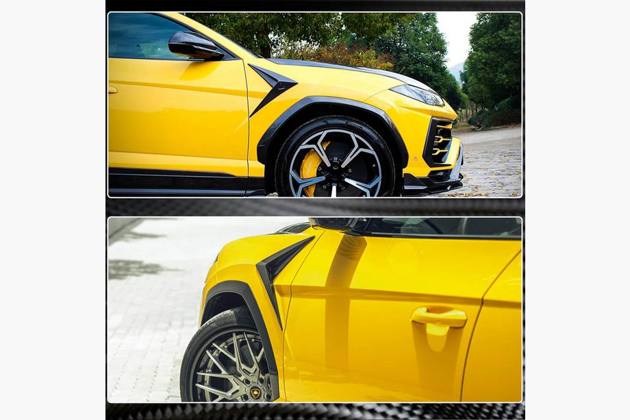 Lamborghini Urus 2018- Kotflügelaufsätze V1 (Dry Carbon) Foto 4