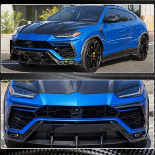 Frontstoßstangen Flaps Aufsätze (Dry Carbon) Lamborghini Urus 2018- Foto 4