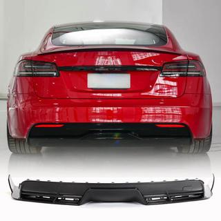Heckdiffusor Stoßstange (2021+, Carbon) Tesla Model S 2012– Foto 1