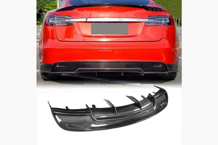 Tesla Model S 2012– Heckstoßstangendiffusor FRP V2 Image