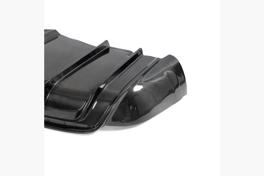 Tesla Model X 2015- Heckdiffusor für Plaid 2021-2025, Carbon Foto 6