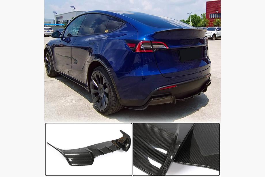 Tesla Model Y 2020- Heckdiffusor V2 (2020-2025, Carbon) Image